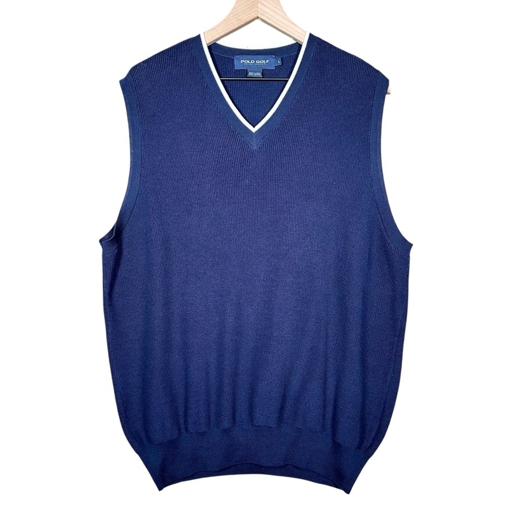 POLO GOLF by RALPH LAUREN Vintage Knit V-Neck Sweater Vest